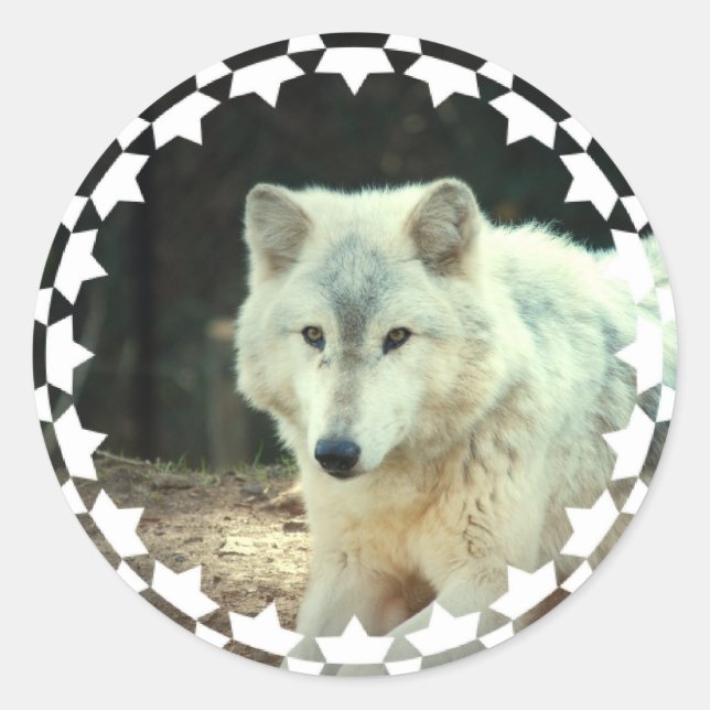 Gray Wolf Stickers (Vorderseite)