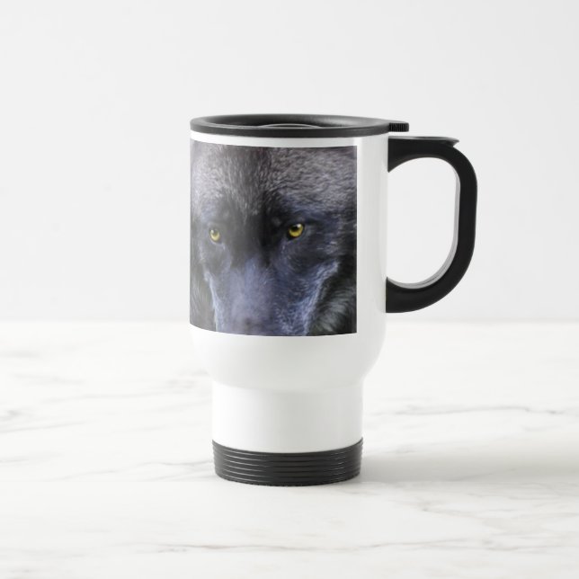 GRAY WOLF Wildlife Gift Tasse (Rechts)