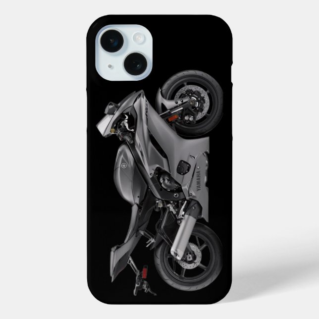 Gray Yamaha Yzf-R6 Motorrad Case-Mate iPhone Hülle (Rückseite)