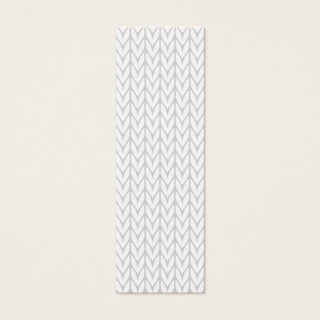 Gray Yarn Chevrons Strick Pattern Style (Vorderseite)