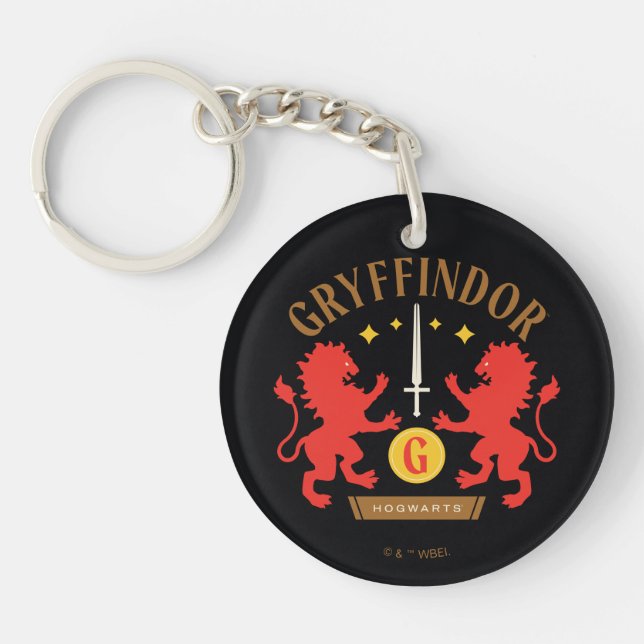 GRAYFFINDOR™ Maison double Lion épée graphique (Devant)