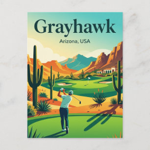 Grayhawk Golf Club, Arizona, USA Postkarte