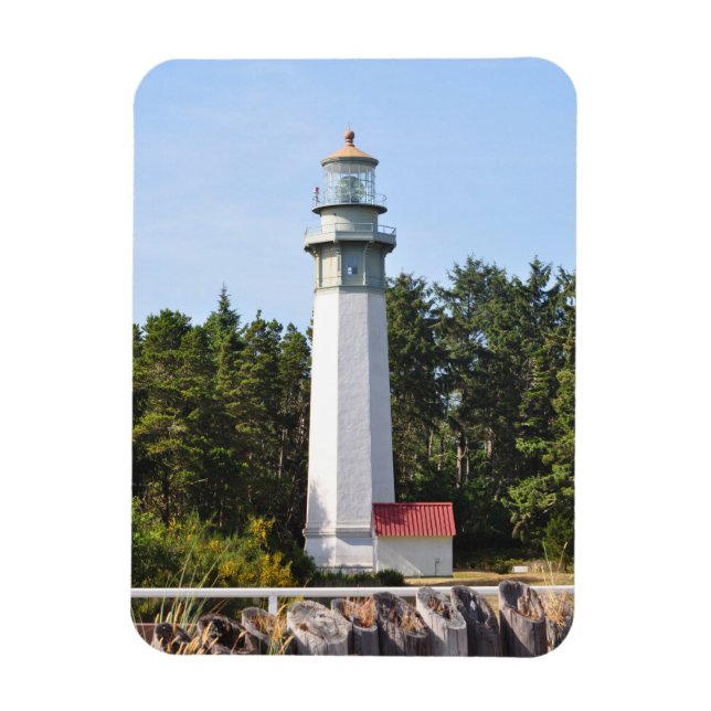 Grays Harbour Lighthouse in West Port, WA Magnet (Vertikal)