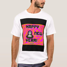 Grays New Year wünscht Men's White Basic T Shirt