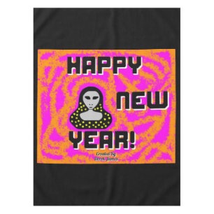 Grays New Year wünscht Tableclout Tischdecke