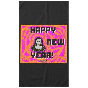 Grays New Year wünscht Tableclout Tischdecke