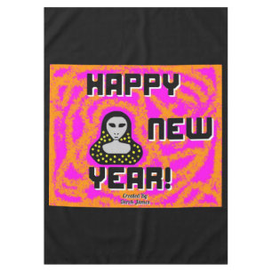 Grays New Year wünscht Tableclout Tischdecke