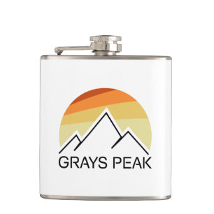 Grays Peak Retro Flachmann