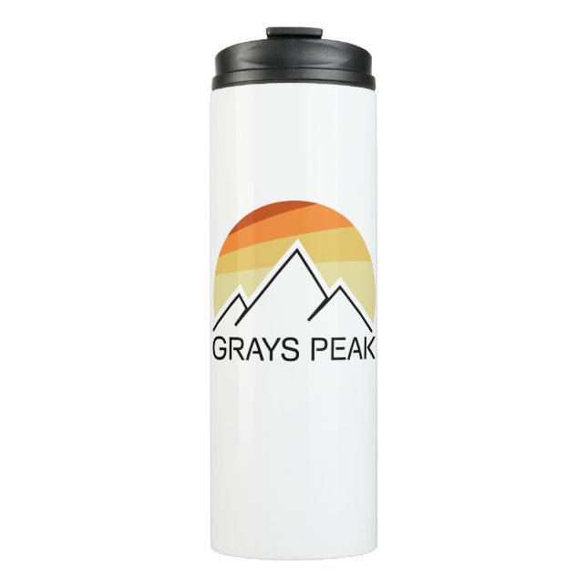 Grays Peak Retro Thermosbecher (Vorderseite)
