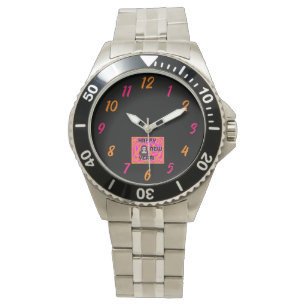 Grays voeux du Nouvel An Hommes montre en acier in
