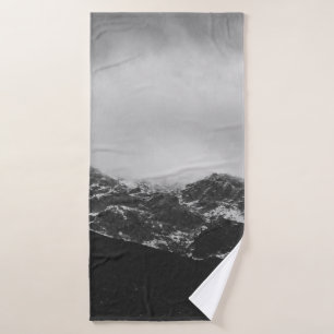 GRAYSCALE-FOTO BADEHANDTUCH