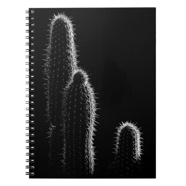 GRAYSCALE FOTO CACTUS NOTIZBLOCK (Vorderseite)