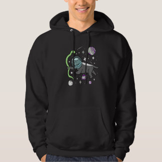 Graysexual Honey Badger im Weltraum Graysexual Sto Hoodie