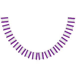 Graysexual Pride Drapeau Bannière de Bunting Parti