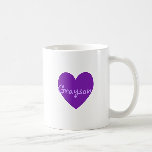 Grayson Lila Kaffeetasse (Rechts)