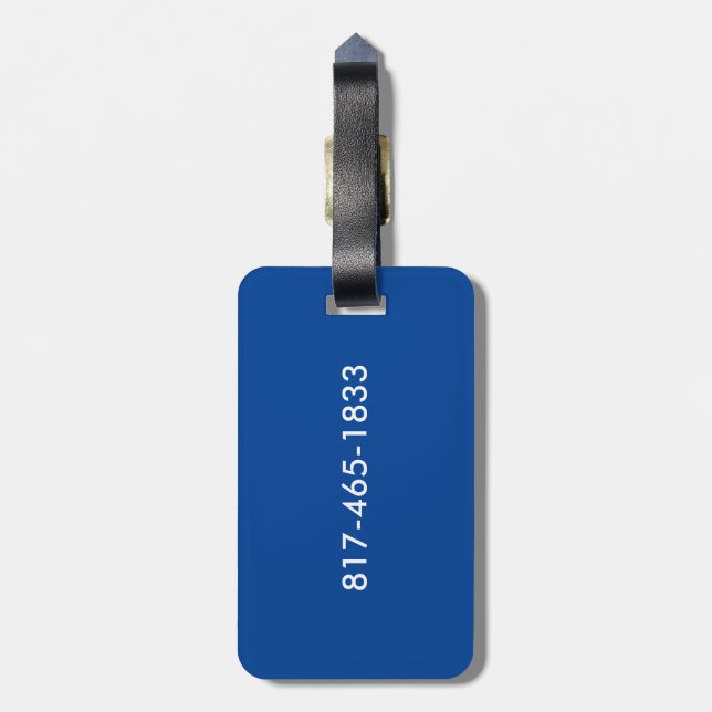 Grayson Luggage Tag Gepäckanhänger (Rückseite vertikal)