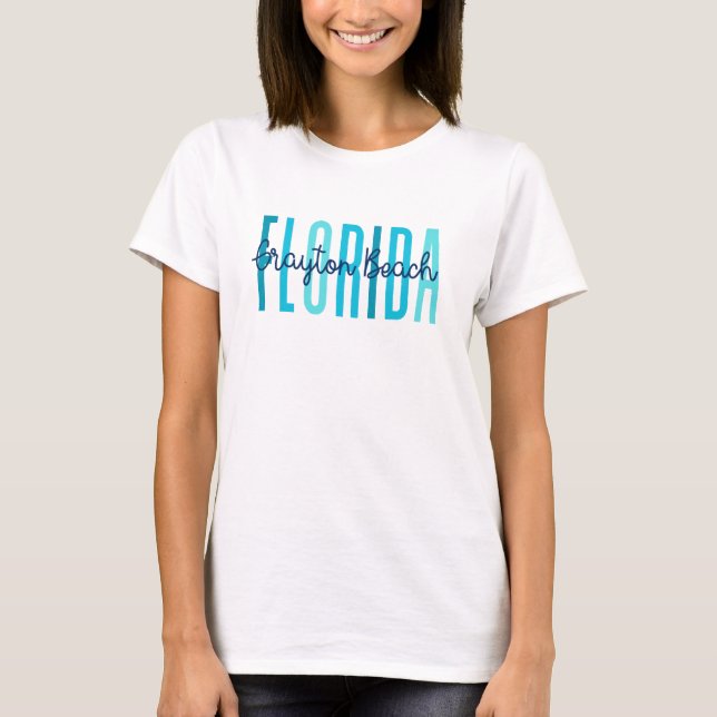 Grayton Beach Florida (Ozean) T-Shirt (Vorderseite)