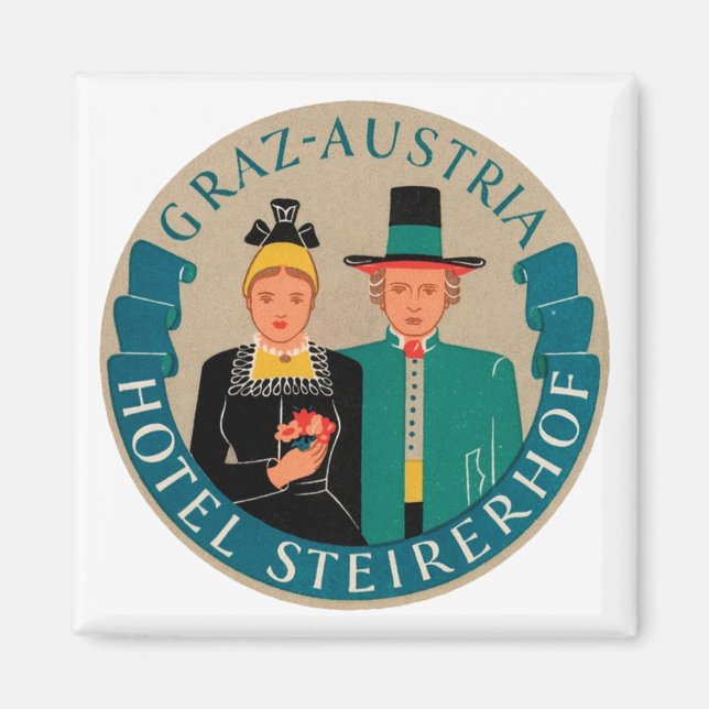 Graz Austria Hotel Steirerhof Magnet (Vorne)