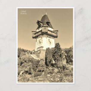 Graz Österreich Austria Retro Vintage Reise Postkarte