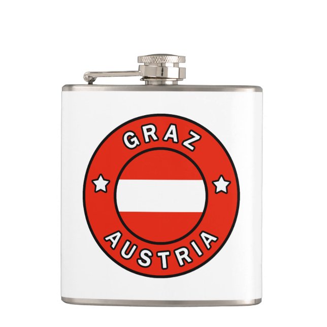 Graz Österreich Flachmann (Vorderseite)