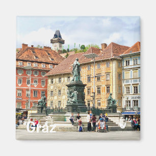 Graz, Österreich - Kühlschrankmagnet von Velvet 