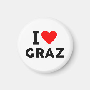 Graz Österreich Liebesstadt Herz gefällt Reisen Magnet