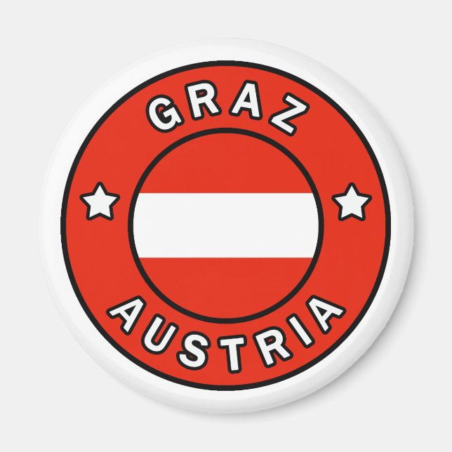 Graz Österreich Magnet (Vorne)