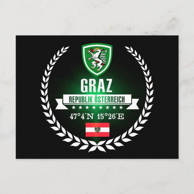 Graz Postkarte (Vorderseite)
