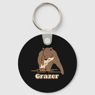 Grazer Angelschnalzer Bärenfett Brauner Grizzly Bä Schlüsselanhänger