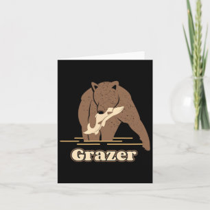 Grazer Fishing Bären Fett Brown Grizzy Barker Wir Karte
