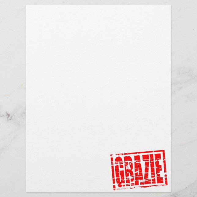 Grazie-Briefmarke (Vorderseite)