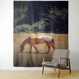 Grazing Palomino.... Wandteppich
