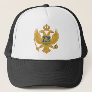 Grb Crne Gore, Montenegro-Wappen Truckerkappe