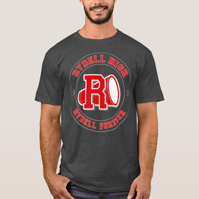 Grease Pink Ladys Rydell Hoher Schwung Cheer T-Shirt (Vorderseite)
