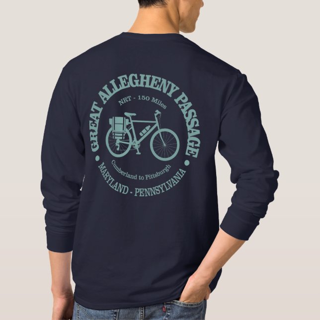 Great Allegheny Passage ( T-Shirt (Rückseite)