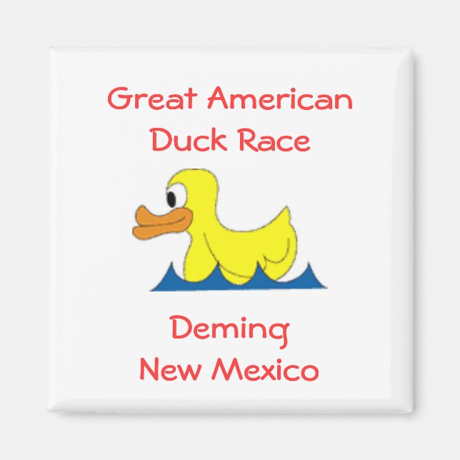 Great American Duck Race Magnet (Vorne)
