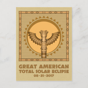 Great American Total Solar Eclipse - 2017 Postkarte