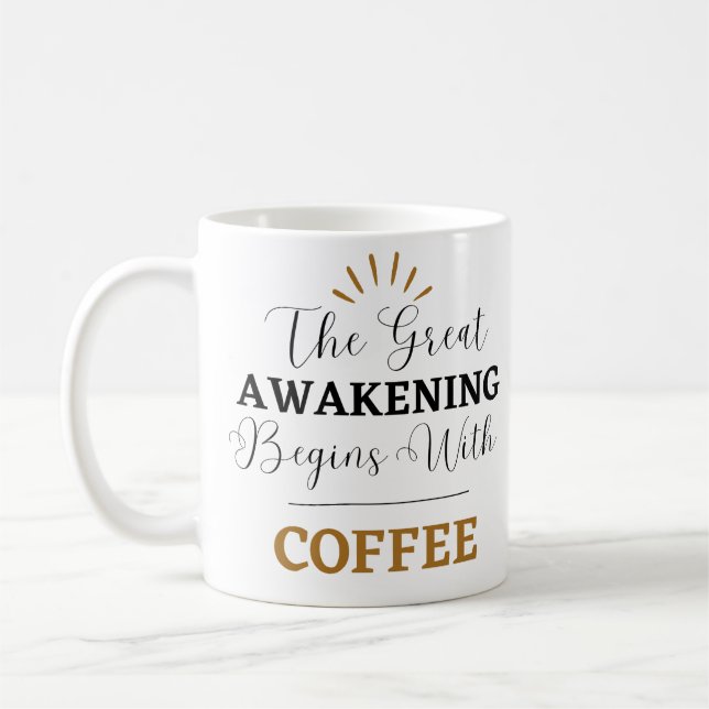 Great Awakening Coffee Tasse (Links)