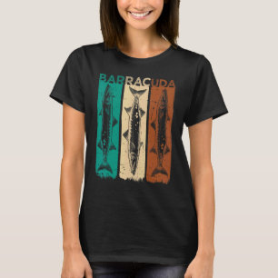 Great Barracuda Cuda Fischen Wildnis Salzwassersee T-Shirt