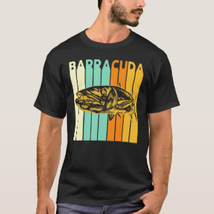 Great Barracuda Cuda Fischen Wildnis Salzwassersee T-Shirt