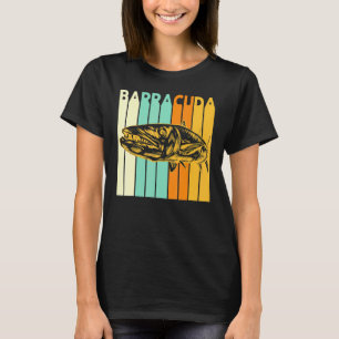 Great Barracuda Cuda Fischen Wildnis Salzwassersee T-Shirt