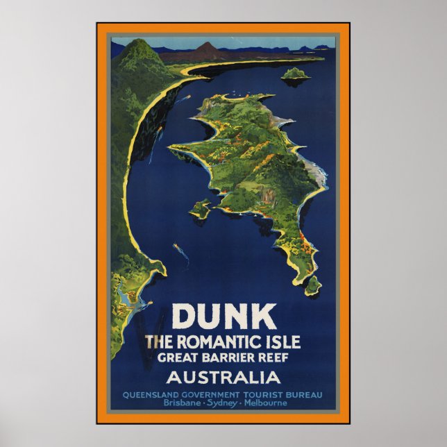 Great Barrier Reef Australien Poster (Vorne)