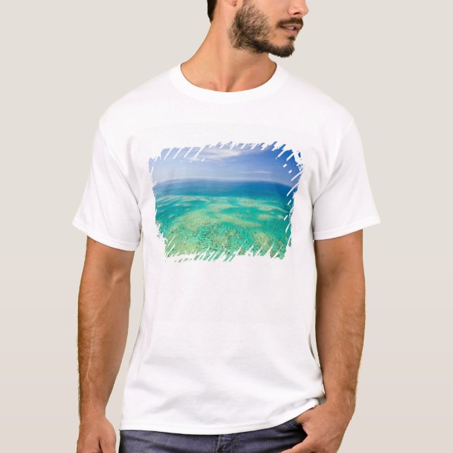 Great Barrier Reef, Luftbild Green 2 T-Shirt (Vorderseite)