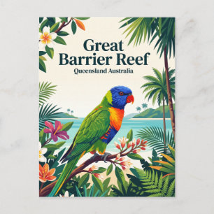 Great Barrier Reef, Queensland Australien Postkarte