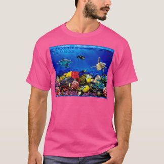 Great Barrier Reef Queensland Werbung Print T-Shirt