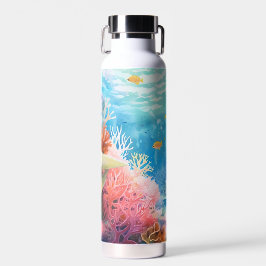Great Barrier Reef Wasserfarbe Trinkflasche