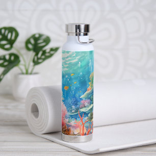 Great Barrier Reef Wasserfarbe Trinkflasche