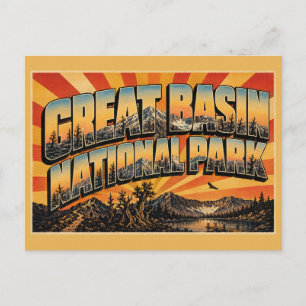Great Basin National Park Nevada Wheeler Peak Kuns Postkarte