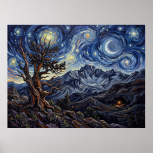 Great Basin Sternennacht Poster