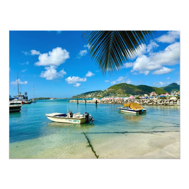 Great Bay in Philipsburg, Sint Maarten Fotodruck (Vorne)